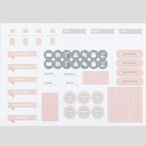 A4 STUDY ONE SEMESTER 2 PLANNERS(PINK&GREEN) - Picture 14 of 14